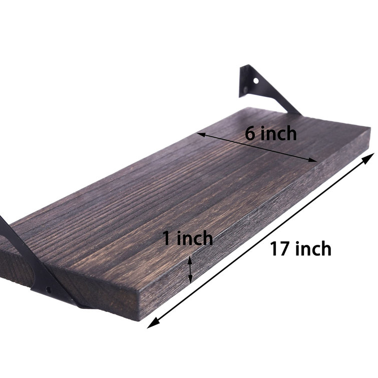 17 Stories 4 Piece Floating Shelf Wayfair